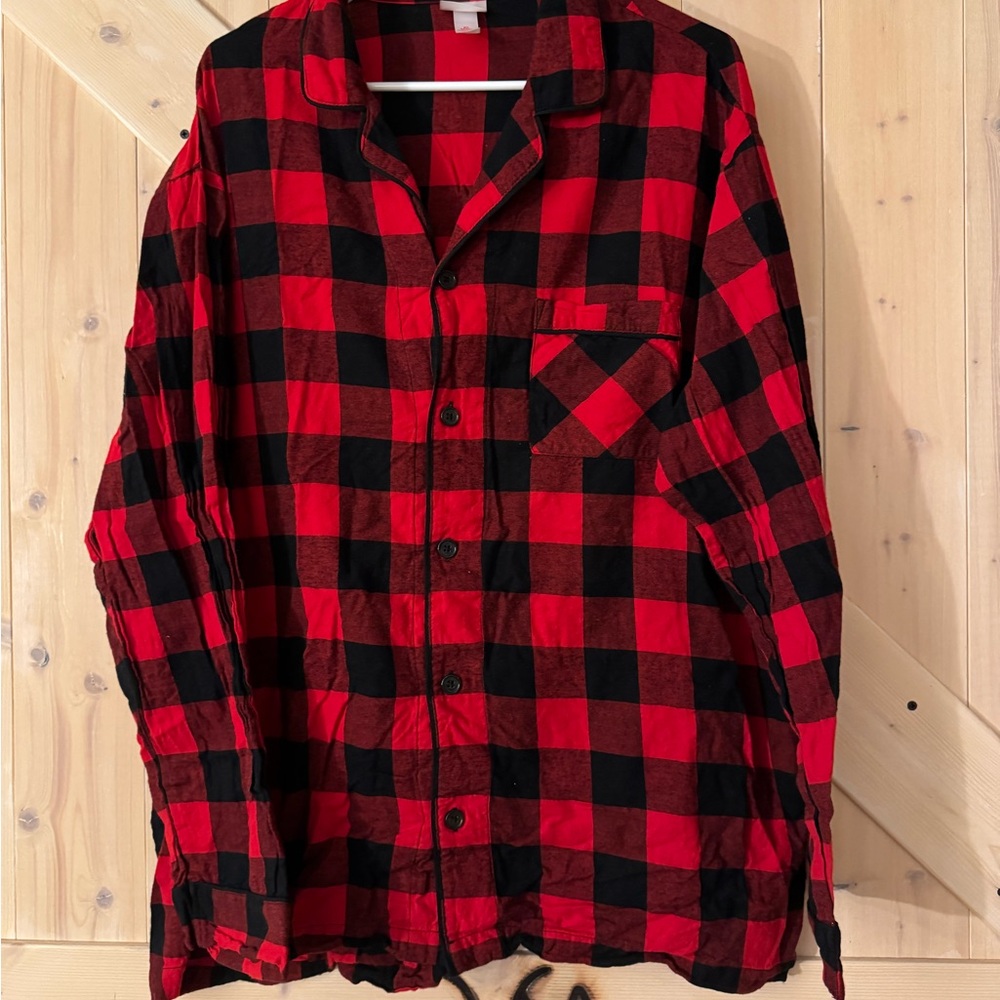 Wondershop Men's Red and Black Checkered Shirt